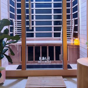 entrance to sauna