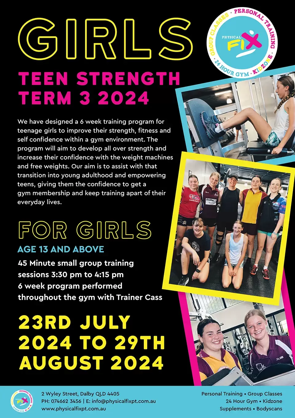 Physical fix girl teen strength term 2 program april june 2024 jpg