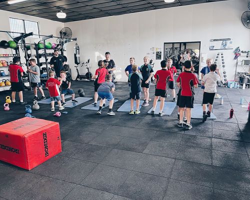 kids sparring